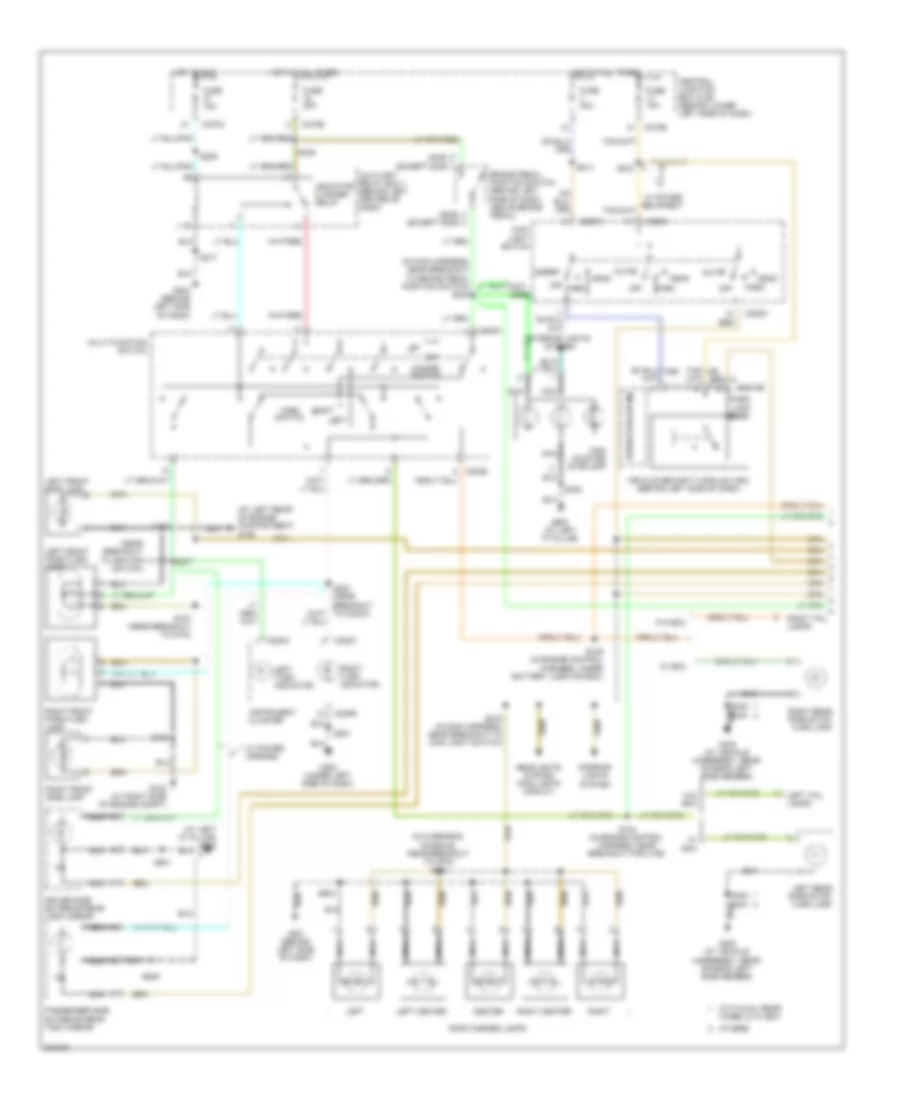 5 4L Exterior Lamps  Trailer Connector Wiring Diagram 1 of 3 for Ford Cab  Chassis F350 Super Duty 2005