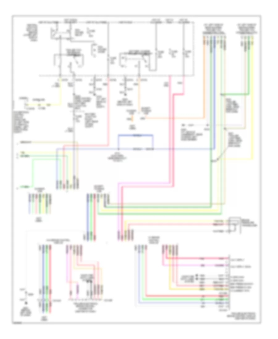 5 4L Exterior Lamps  Trailer Connector Wiring Diagram 3 of 3 for Ford Cab  Chassis F350 Super Duty 2005