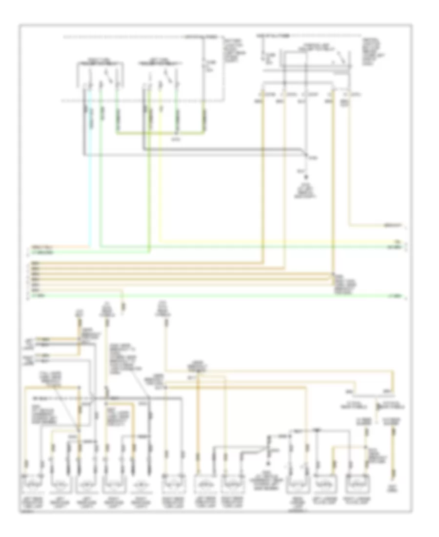 6 8L Exterior Lamps  Trailer Connector Wiring Diagram 2 of 3 for Ford Cab  Chassis F350 Super Duty 2005