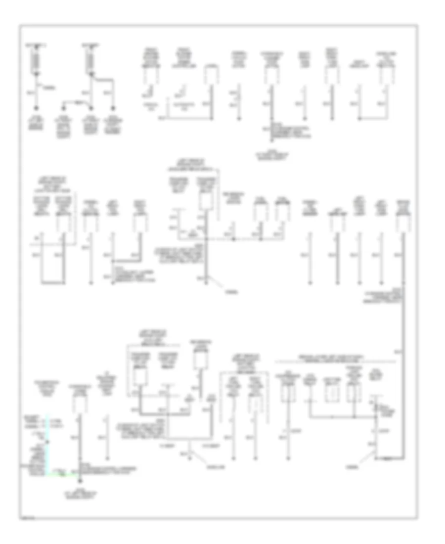Ground Distribution Wiring Diagram 1 of 7 for Ford Cab  Chassis F350 Super Duty 2005