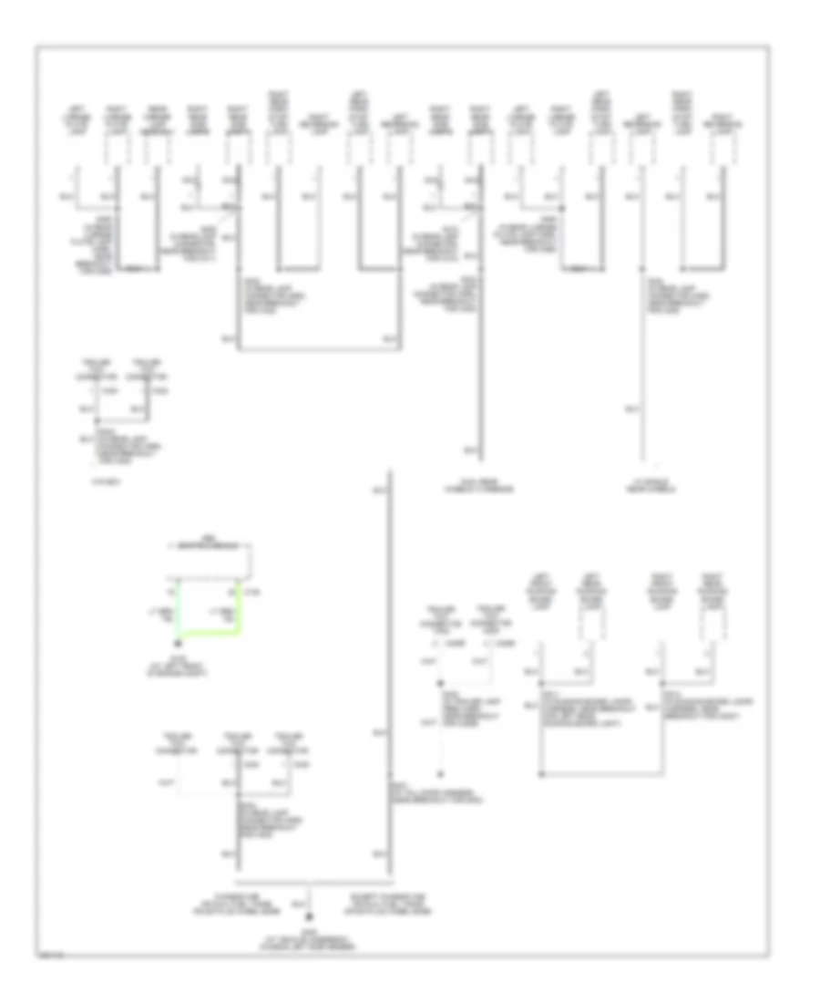 Ground Distribution Wiring Diagram 7 of 7 for Ford Cab  Chassis F350 Super Duty 2005