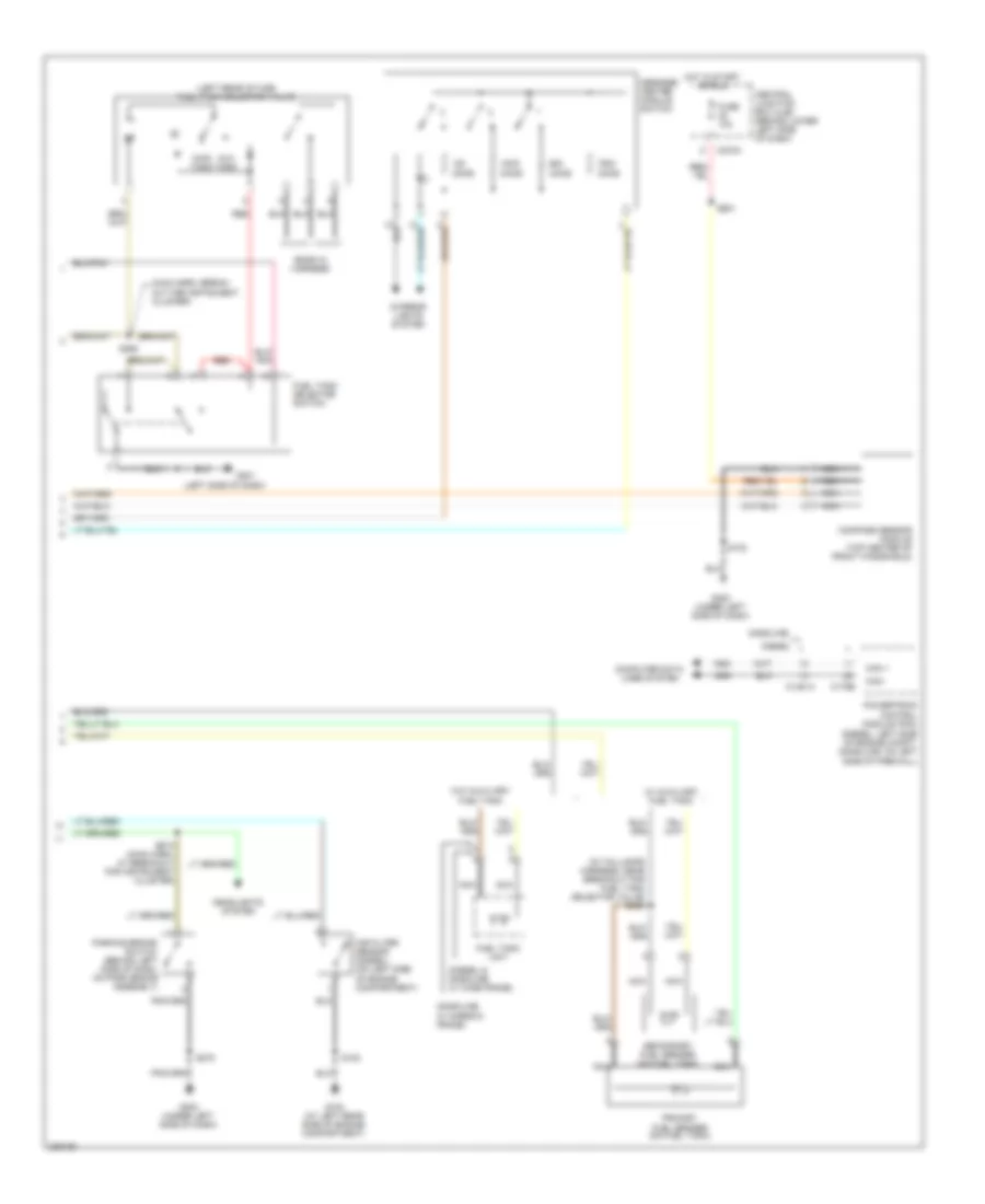 Instrument Cluster Wiring Diagram 2 of 2 for Ford Cab  Chassis F350 Super Duty 2005