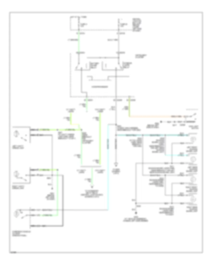 Courtesy Lamps Wiring Diagram 1 of 2 for Ford Cab  Chassis F350 Super Duty 2005