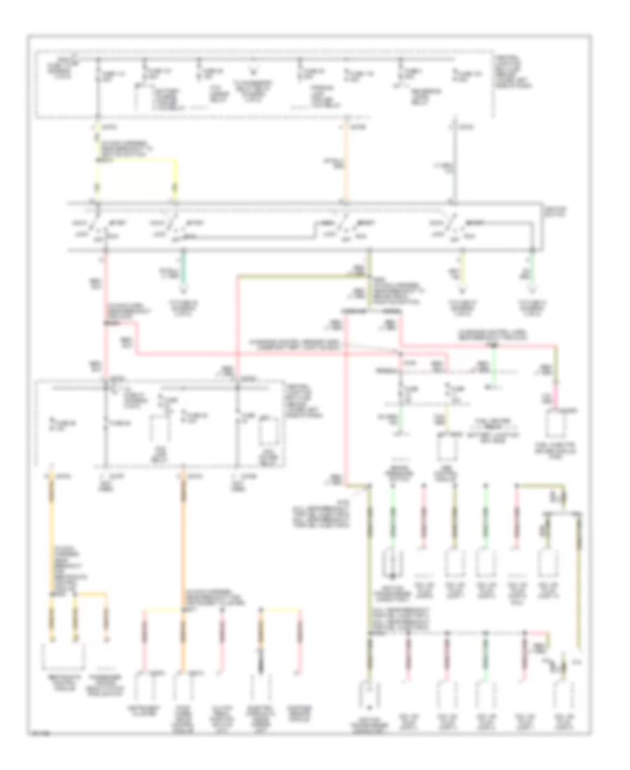 Power Distribution Wiring Diagram 3 of 5 for Ford Cab  Chassis F350 Super Duty 2005