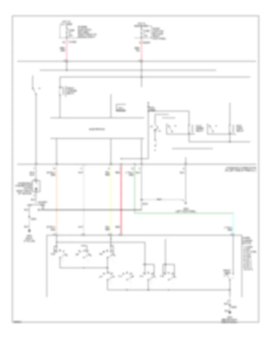 Wiper Washer Wiring Diagram for Ford Mustang GT 2008