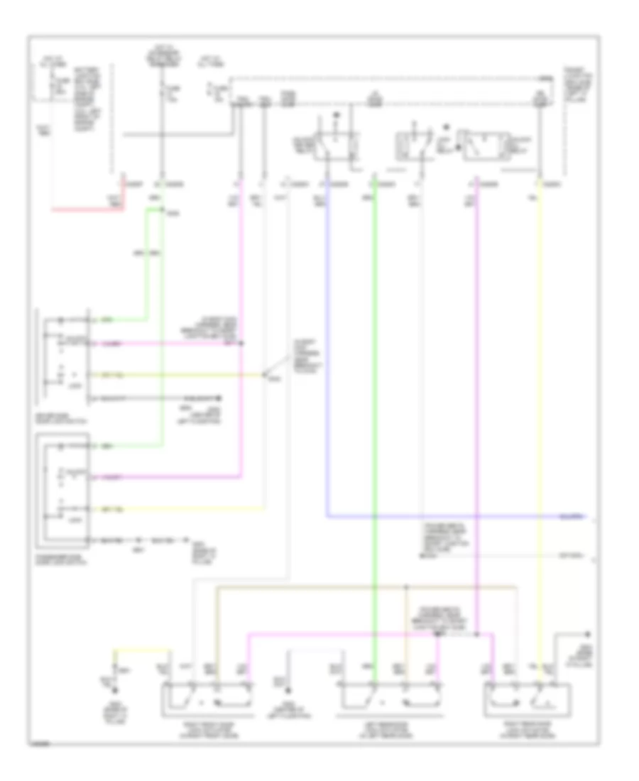 Forced Entry Wiring Diagram 1 of 2 for Ford Fusion S 2006