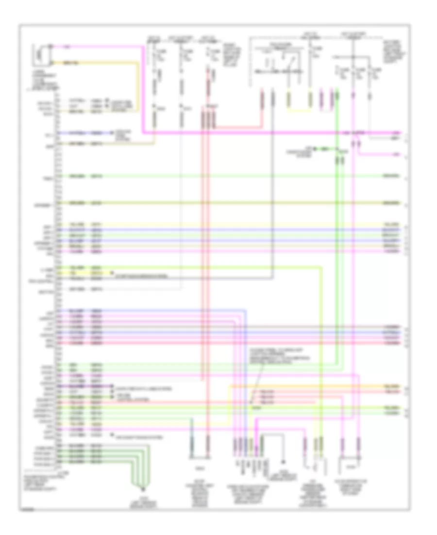 3.0L, Engine Performance Wiring Diagram (1 of 4) for Ford Fusion S 2006