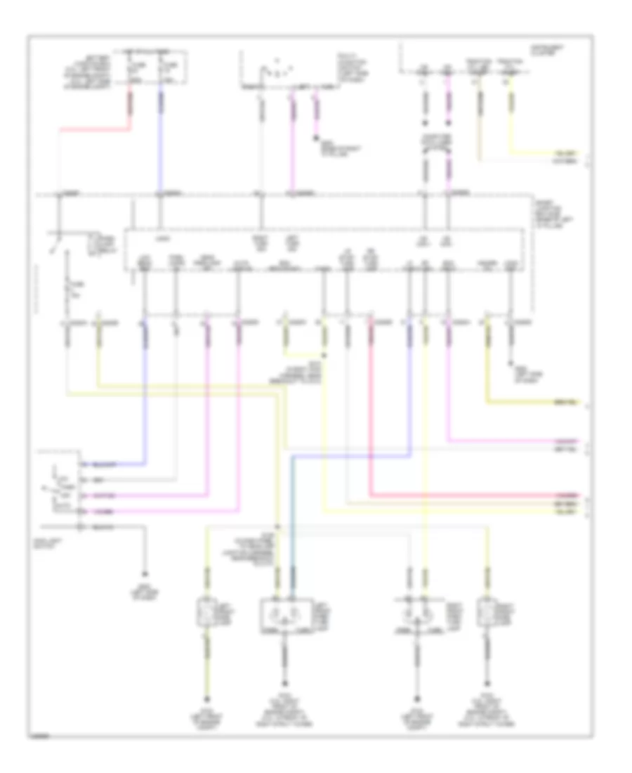 Exterior Lamps Wiring Diagram 1 of 2 for Ford Fusion S 2006