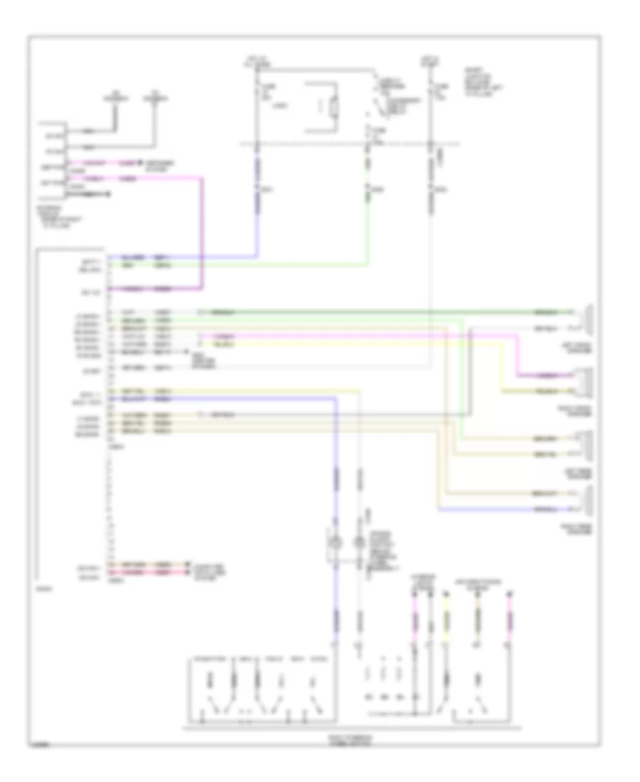 Base Radio Wiring Diagram for Ford Fusion S 2006
