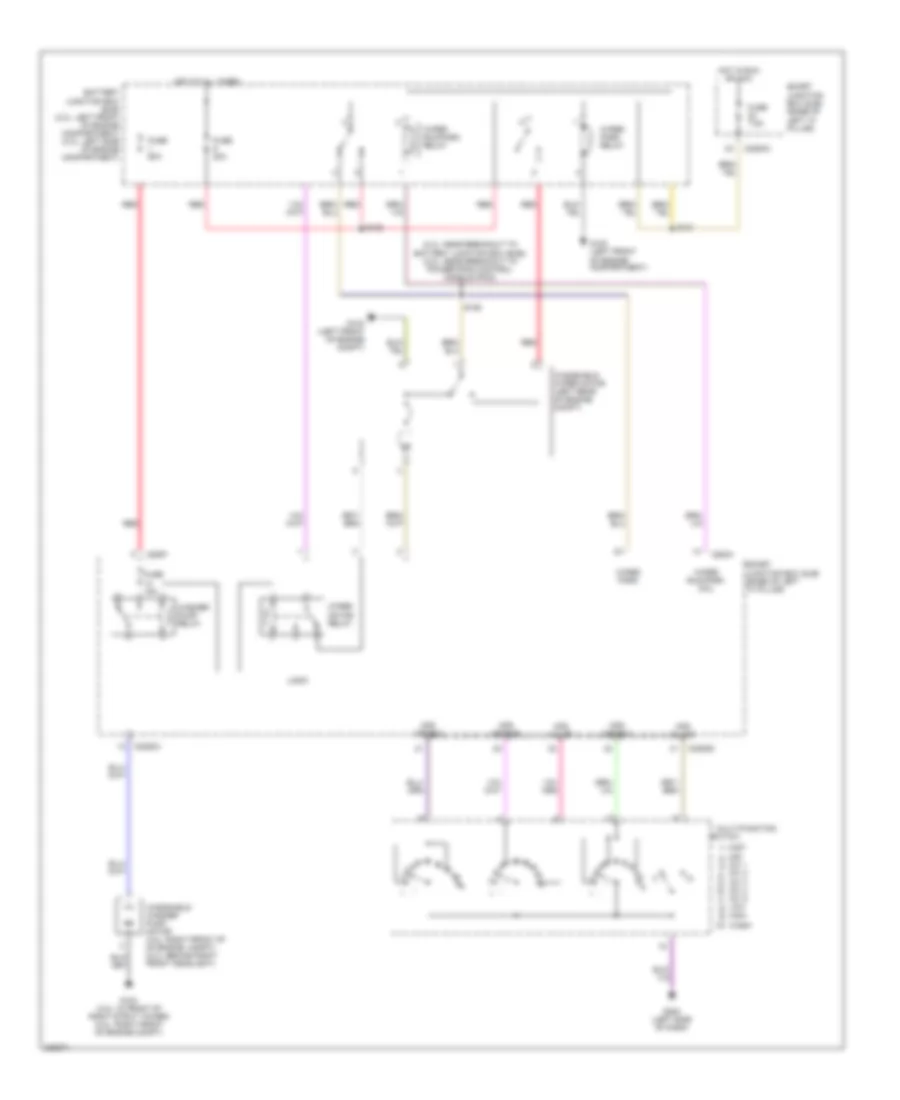 WiperWasher Wiring Diagram for Ford Fusion S 2006