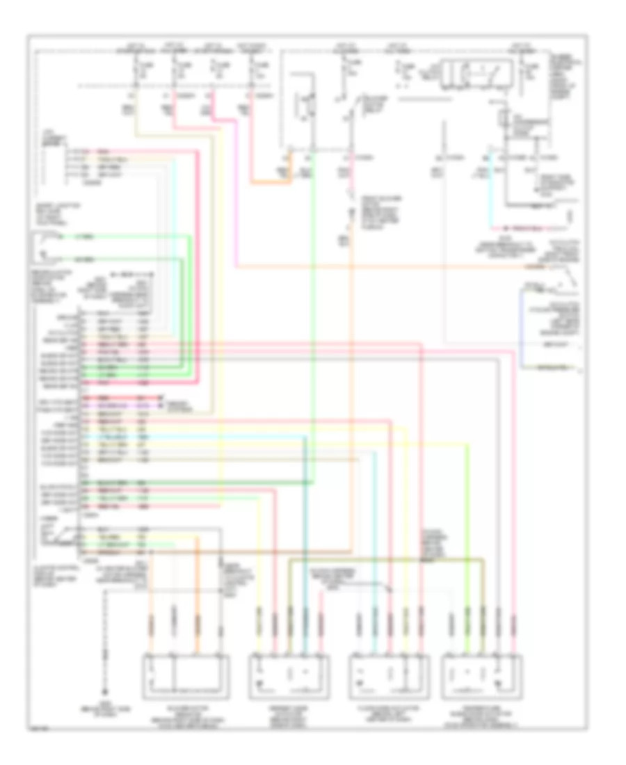 4.6L, Manual AC Wiring Diagram (1 of 2) for Ford Mustang 2007
