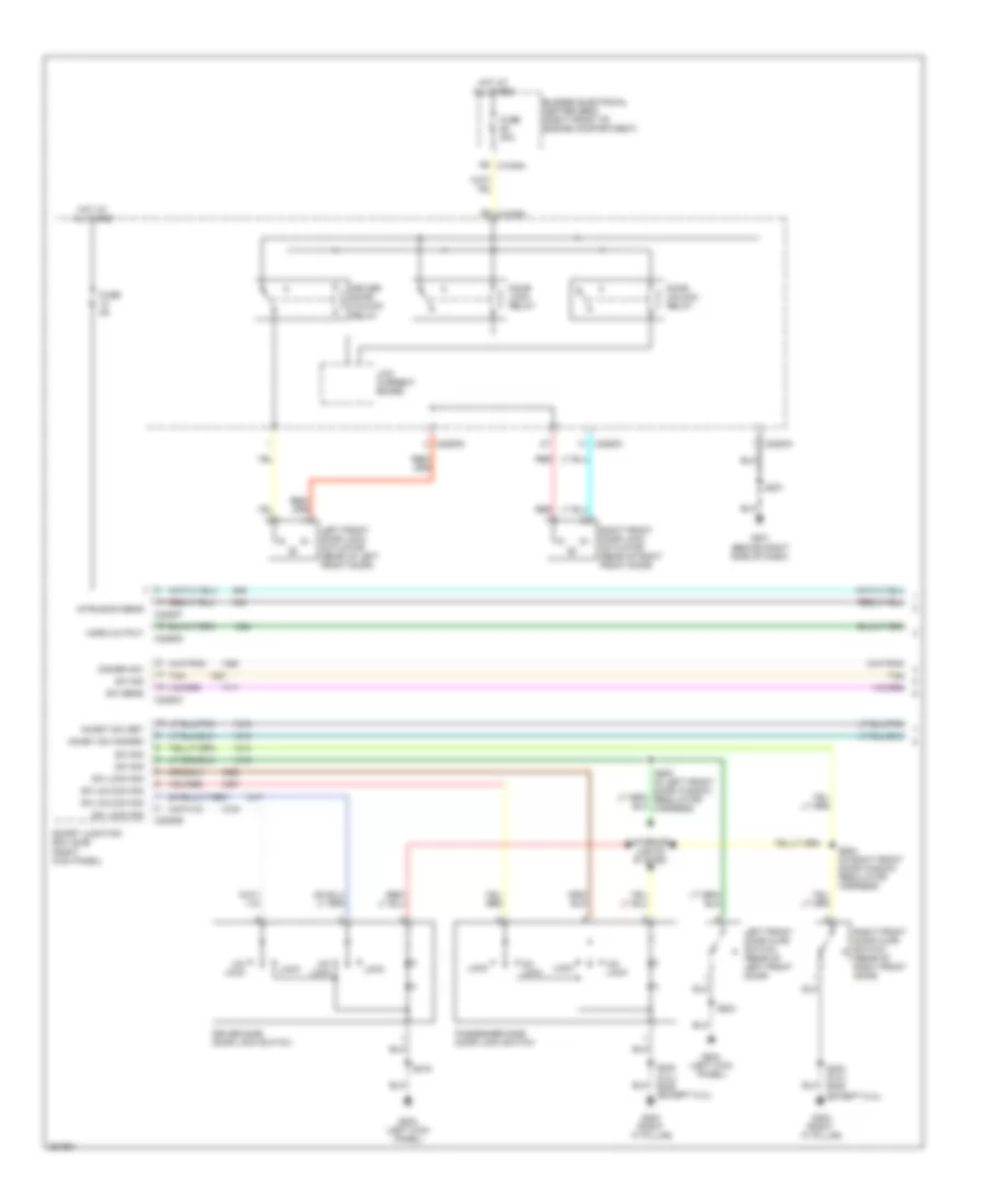 Forced Entry Wiring Diagram 1 of 2 for Ford Mustang 2007