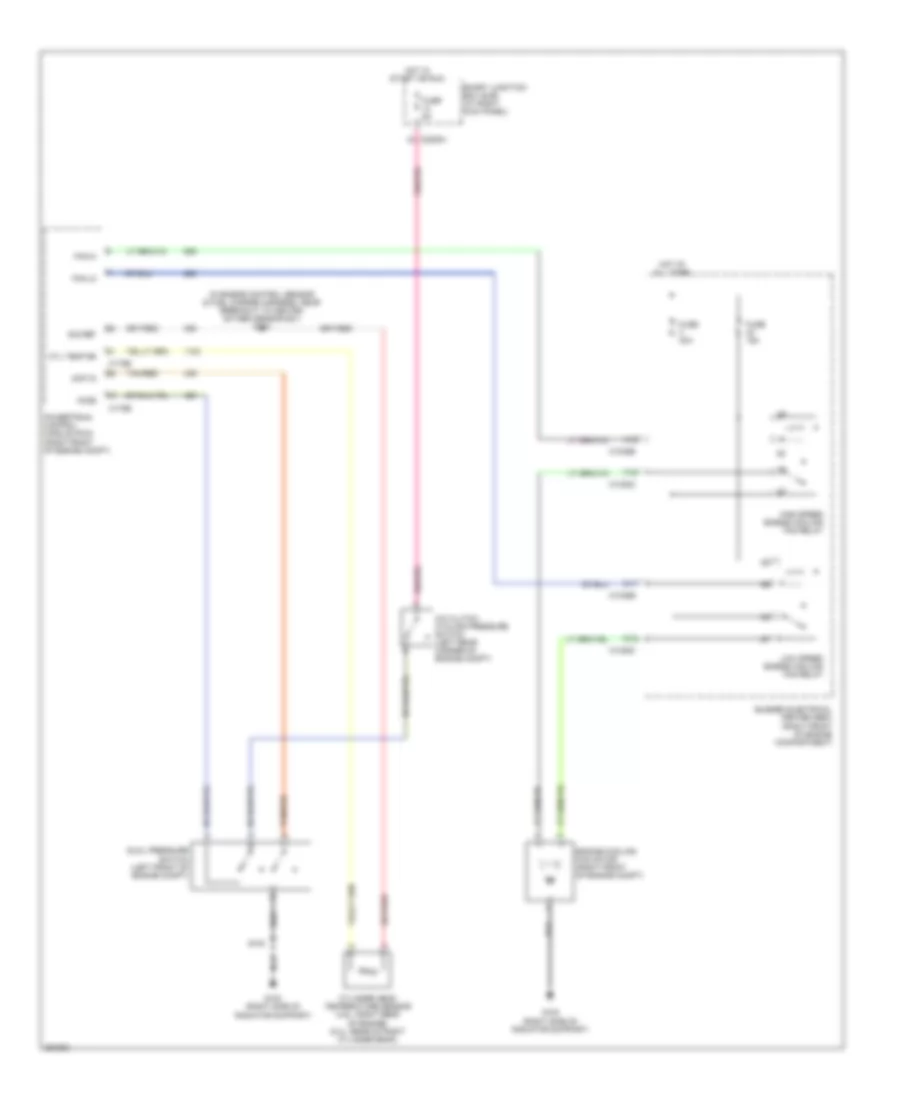 4.6L, Cooling Fan Wiring Diagram for Ford Mustang 2007