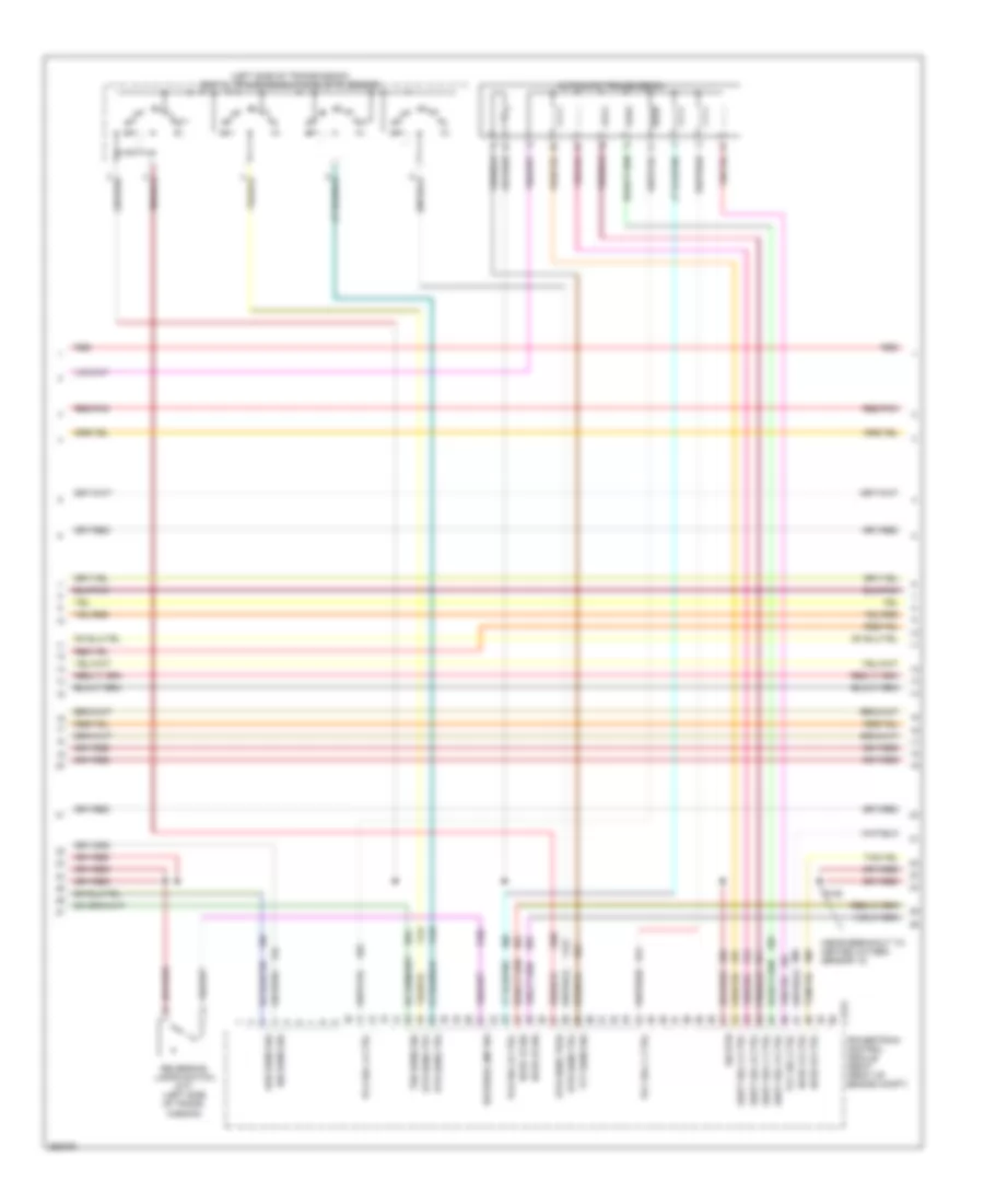 4.0L, Engine Performance Wiring Diagram (4 of 5) for Ford Mustang 2007