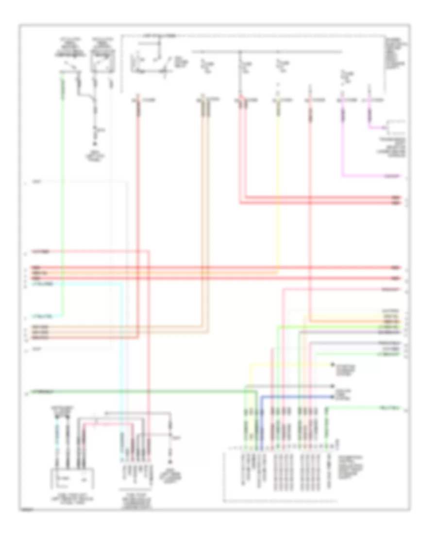 4.6L, Engine Performance Wiring Diagram (2 of 6) for Ford Mustang 2007