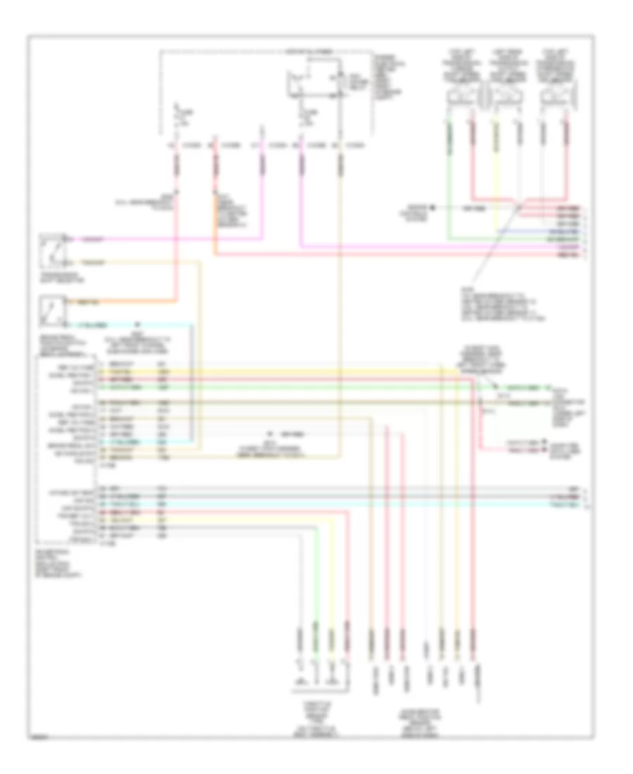 A T Wiring Diagram 1 of 2 for Ford Mustang 2007