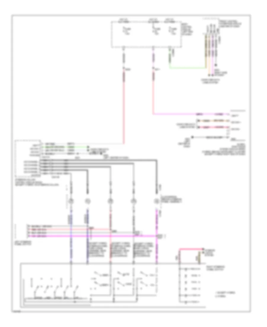 SONY Radio Wiring Diagram (3 of 3) for Ford Fusion S 2014