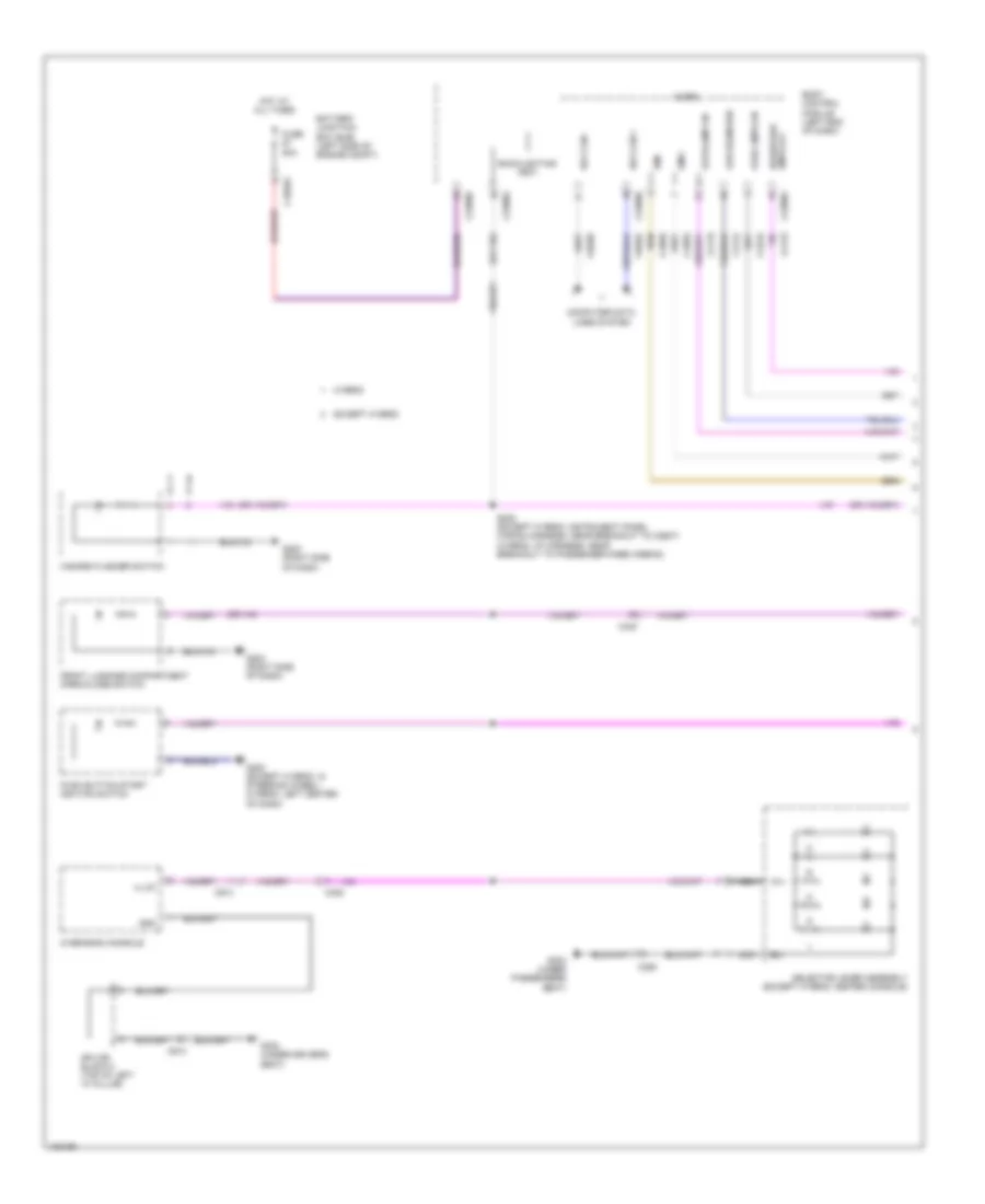 Instrument Illumination Wiring Diagram (1 of 2) for Ford Fusion S 2014