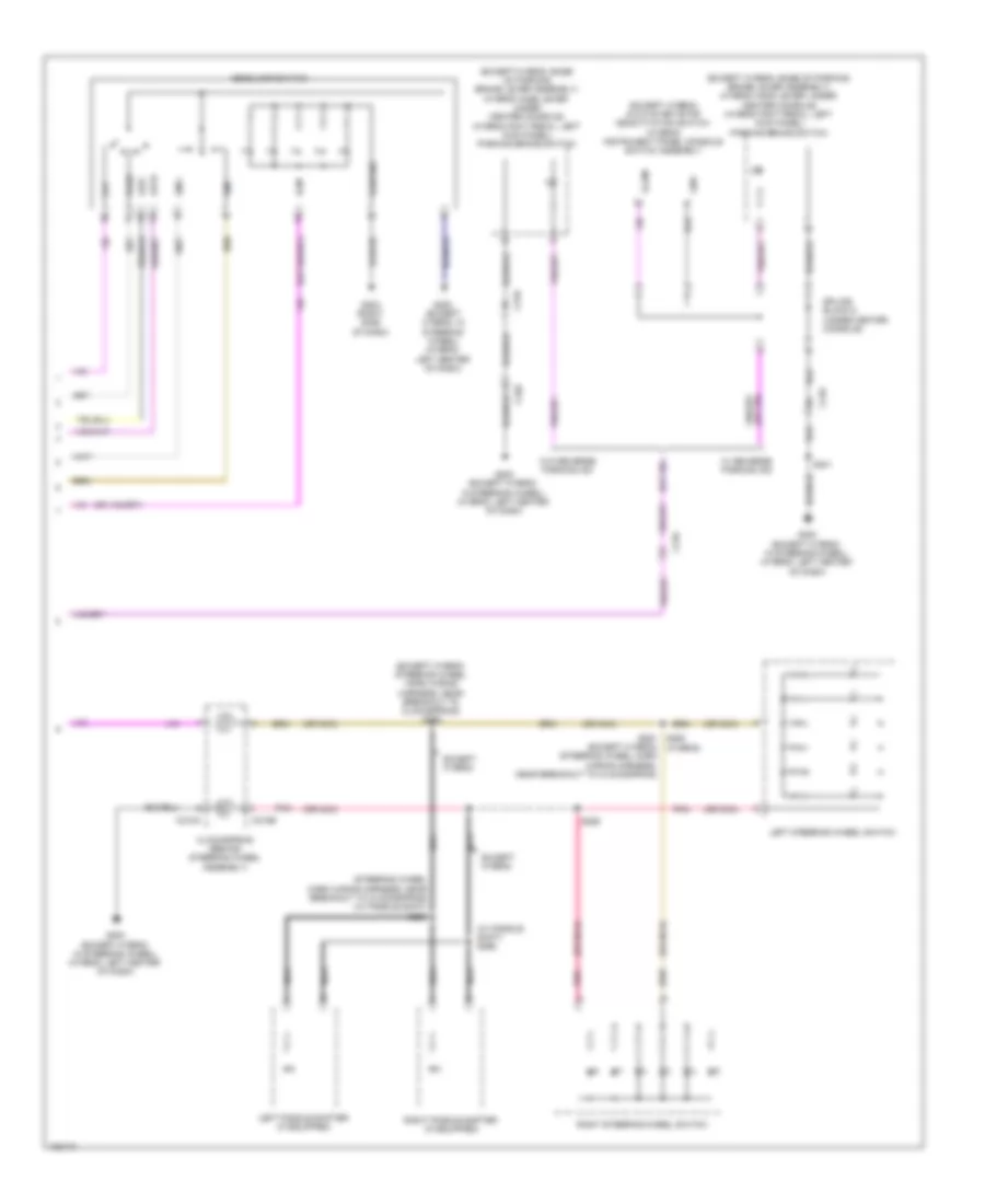 Instrument Illumination Wiring Diagram (2 of 2) for Ford Fusion S 2014