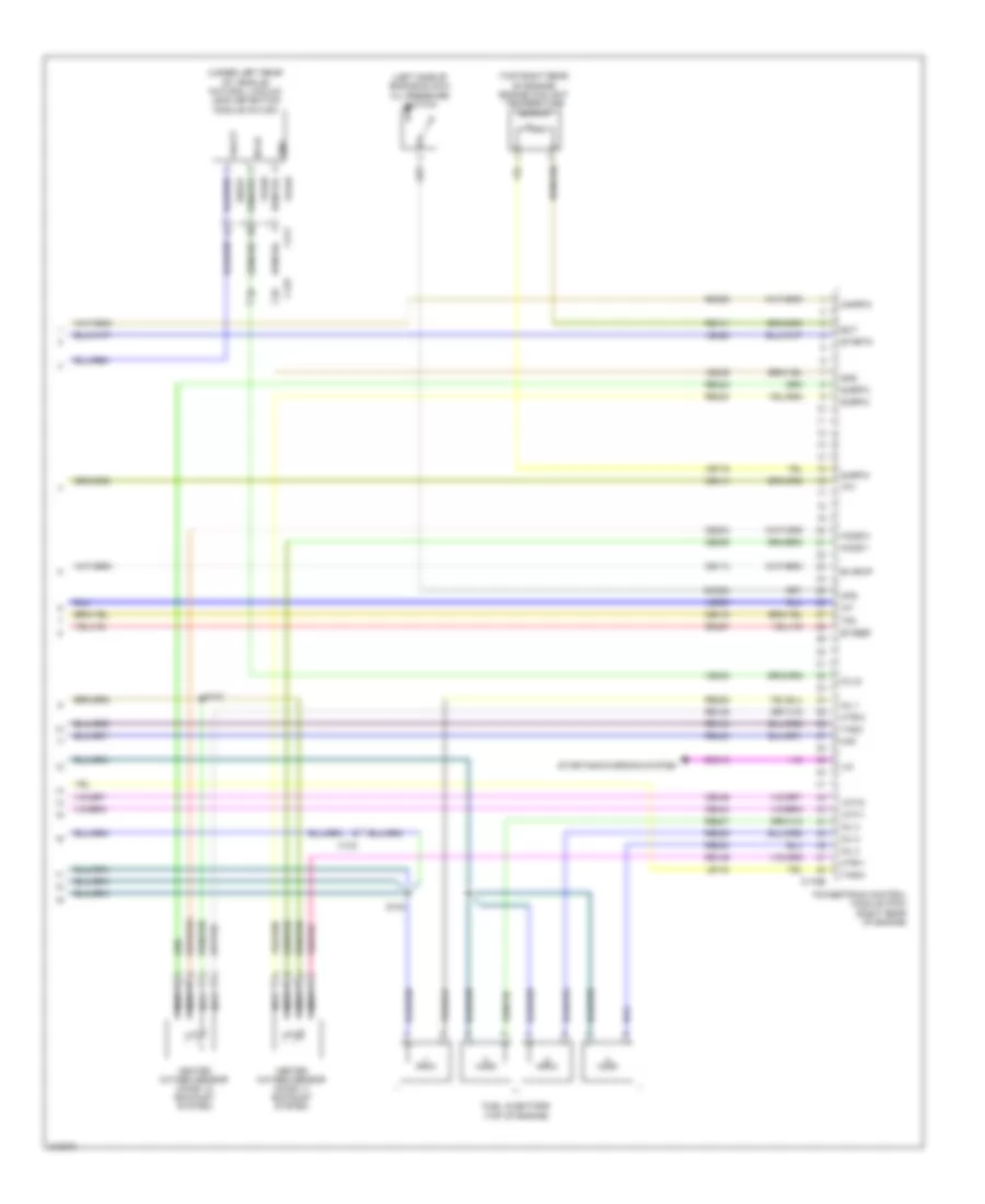 1.6L, Engine Performance Wiring Diagram (4 of 4) for Ford Fiesta SES 2011