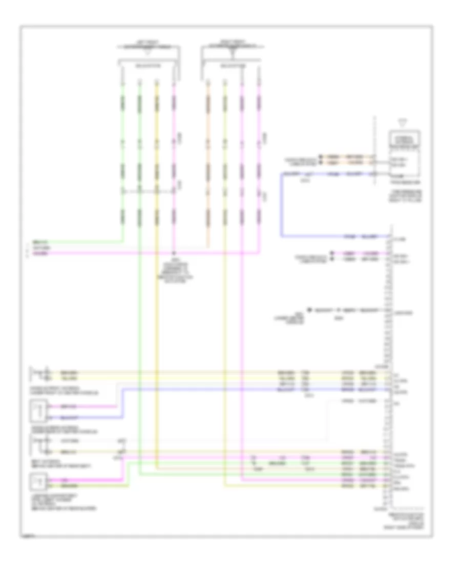 Forced Entry Wiring Diagram, with Intelligent Access (4 of 4) for Ford Taurus Limited 2013