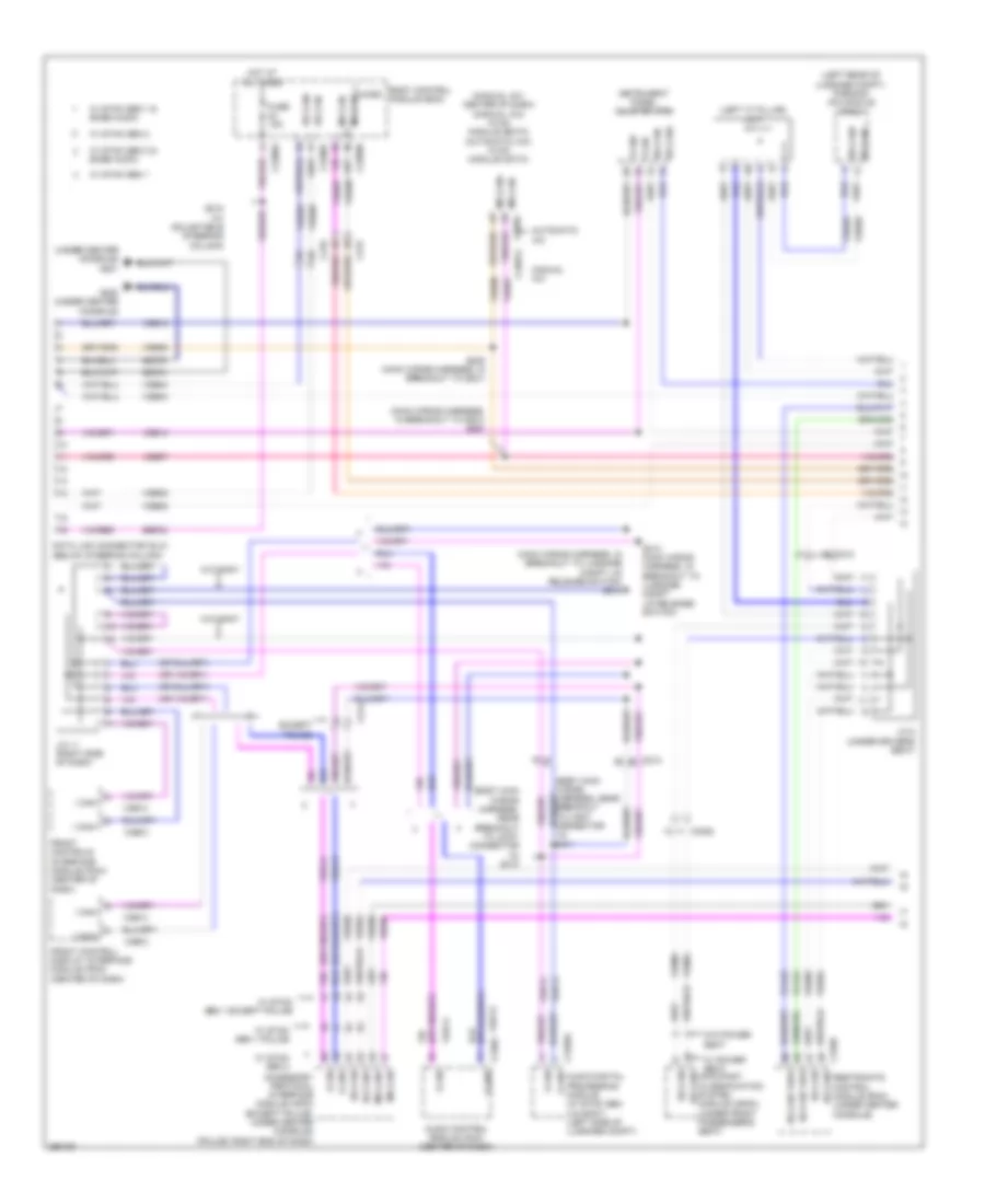 Computer Data Lines Wiring Diagram 1 of 3 for Ford Taurus Limited 2013
