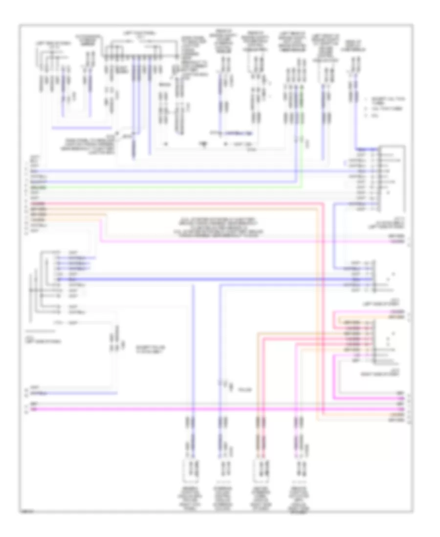 Computer Data Lines Wiring Diagram (2 of 3) for Ford Taurus Limited 2013