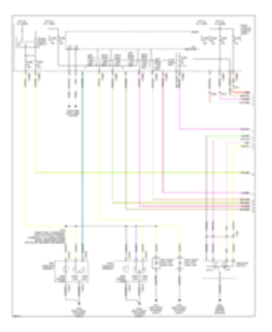 Exterior Lamps Wiring Diagram, Police (1 of 5) for Ford Taurus Limited 2013