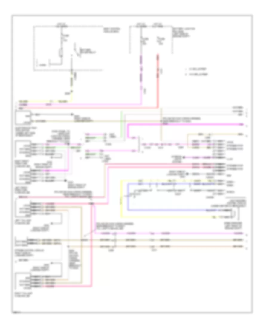 Exterior Lamps Wiring Diagram, Police (4 of 5) for Ford Taurus Limited 2013