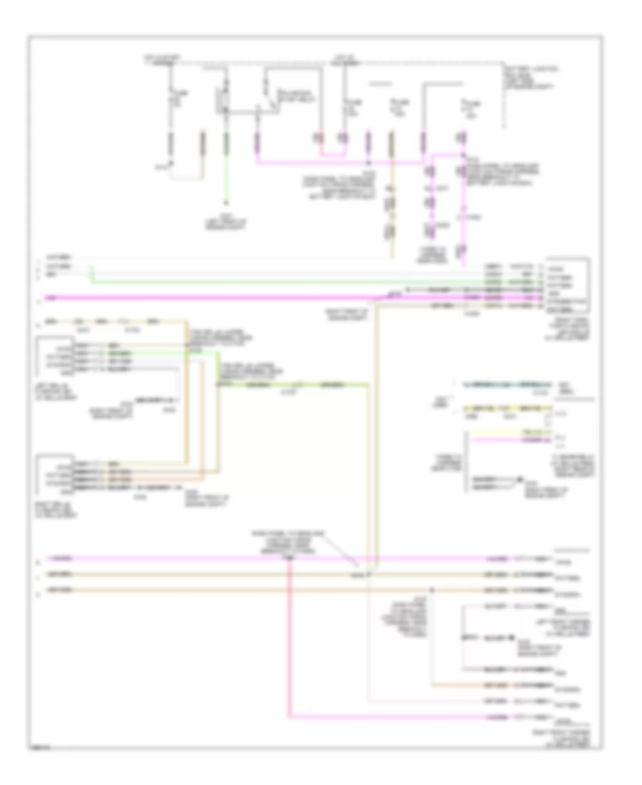 Exterior Lamps Wiring Diagram, Police (5 of 5) for Ford Taurus Limited 2013