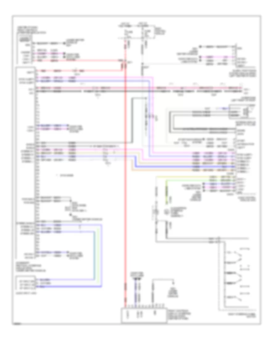 SYNC Radio Wiring Diagram, with SYNC GEN 1 for Ford Taurus Limited 2013