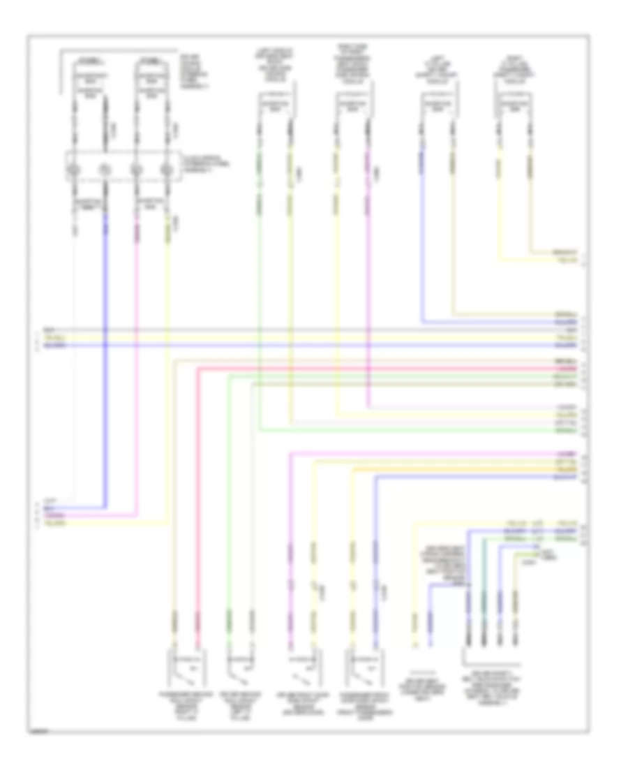 Supplemental Restraints Wiring Diagram (2 of 3) for Ford Taurus Limited 2013