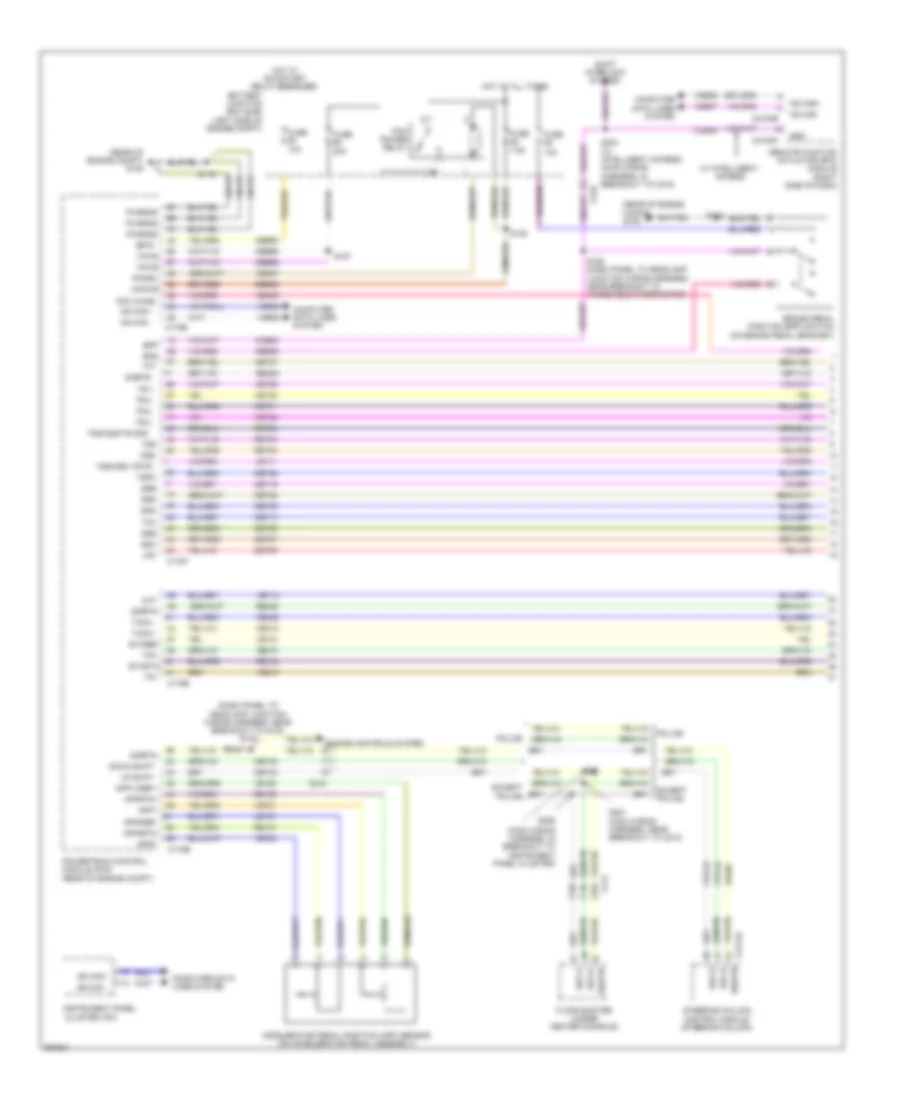 3.5L, AT Wiring Diagram (1 of 2) for Ford Taurus Limited 2013