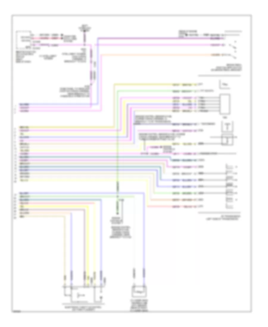 3 5L Twin Turbo A T Wiring Diagram 2 of 2 for Ford Taurus Limited 2013