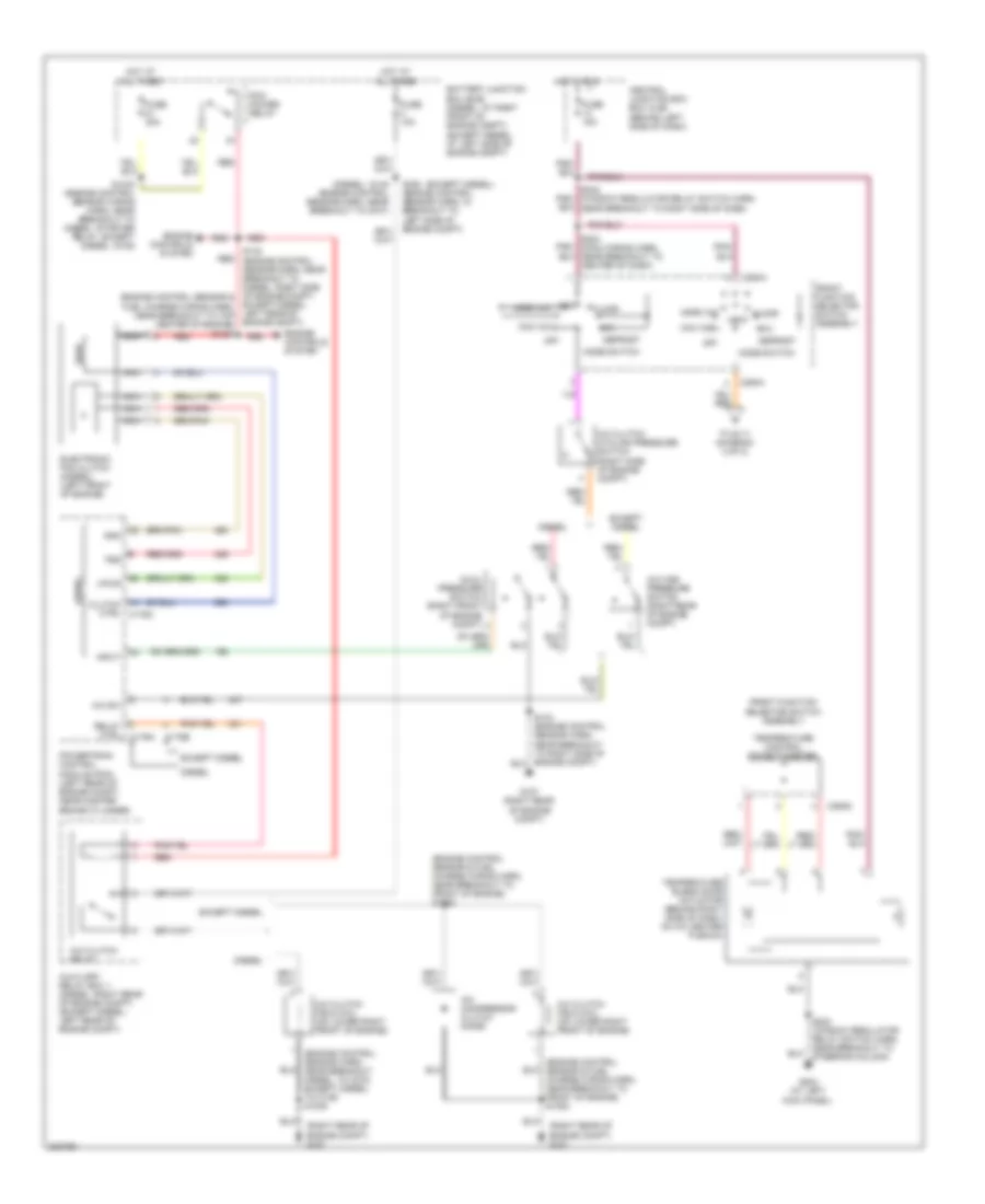 Manual AC Wiring Diagram, without Stripped Chassis (1 of 2) for Ford RV Cutaway E350 Super Duty 2005