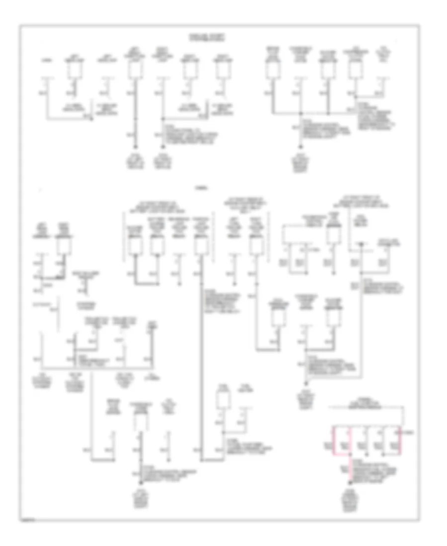 Ground Distribution Wiring Diagram (2 of 5) for Ford RV Cutaway E350 Super Duty 2005