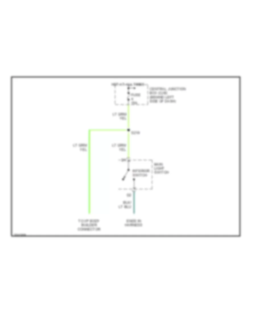Courtesy Lamps Wiring Diagram with Stripped Chassis for Ford RV Cutaway E350 Super Duty 2005