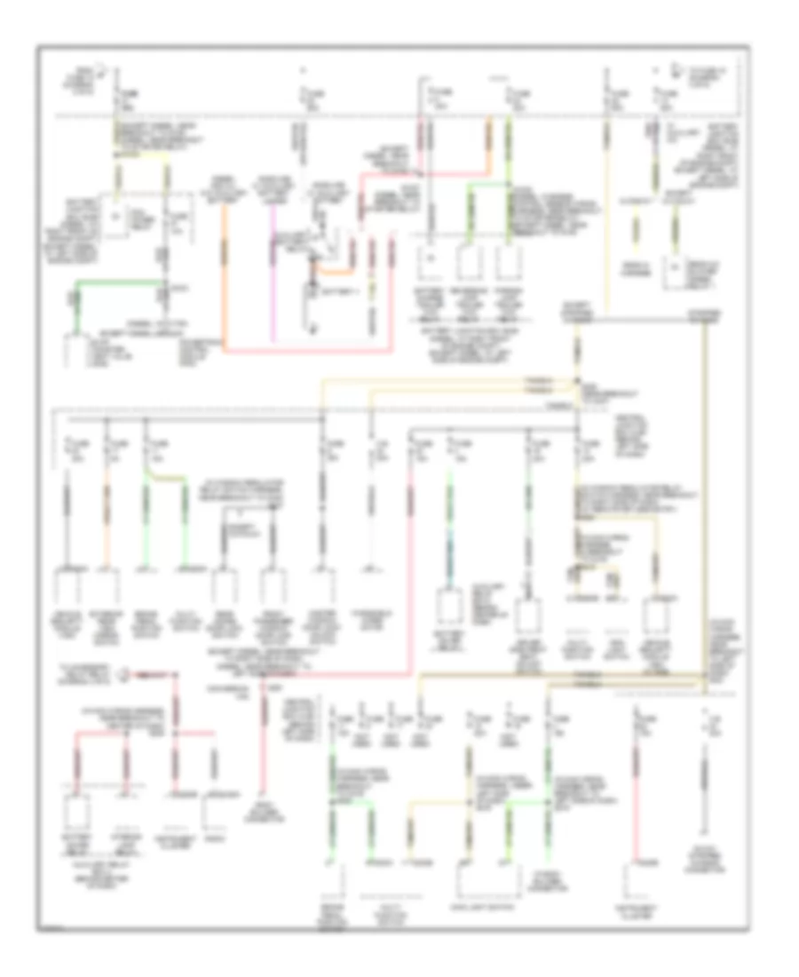 Power Distribution Wiring Diagram (3 of 5) for Ford RV Cutaway E350 Super Duty 2005