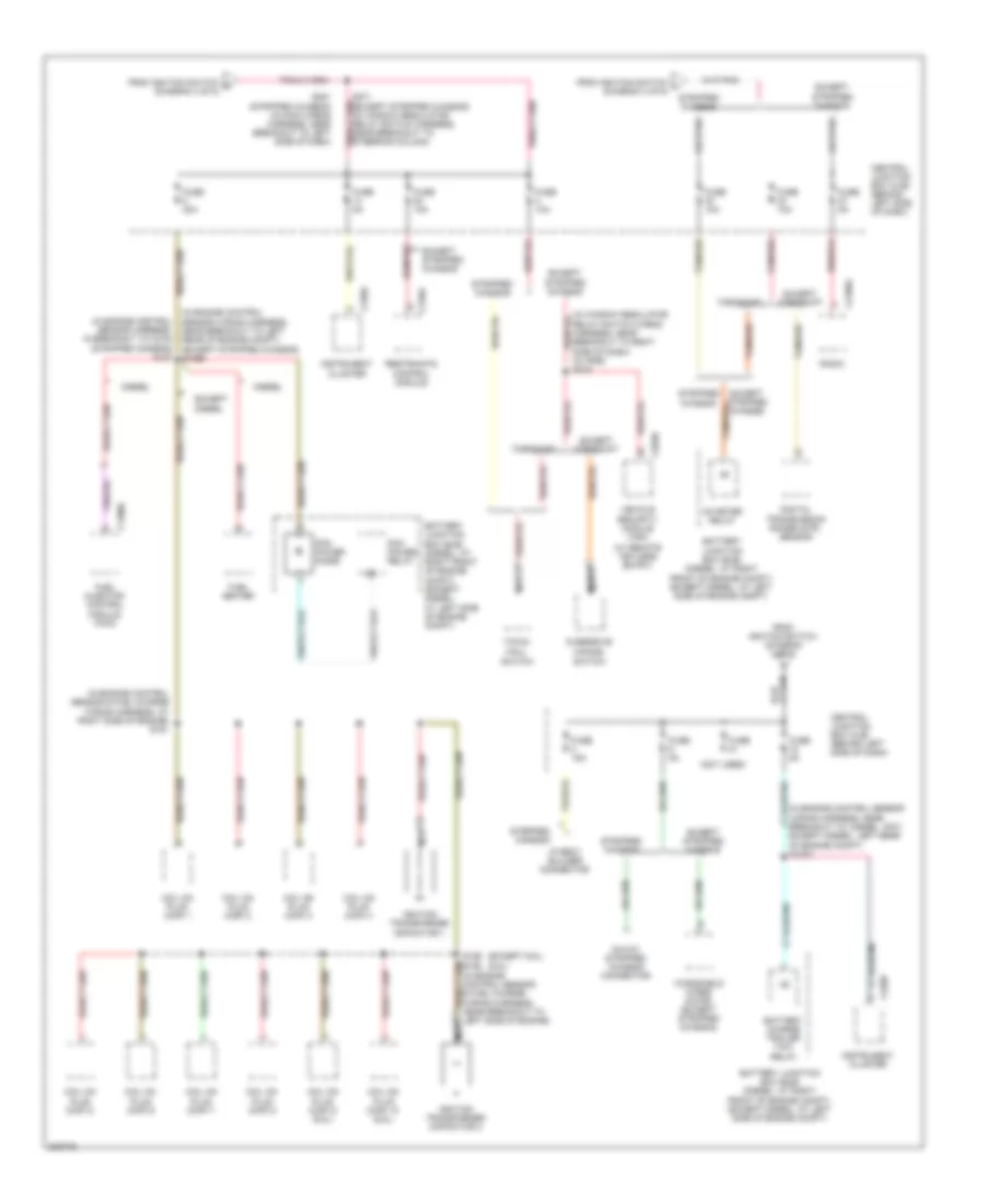 Power Distribution Wiring Diagram (5 of 5) for Ford RV Cutaway E350 Super Duty 2005