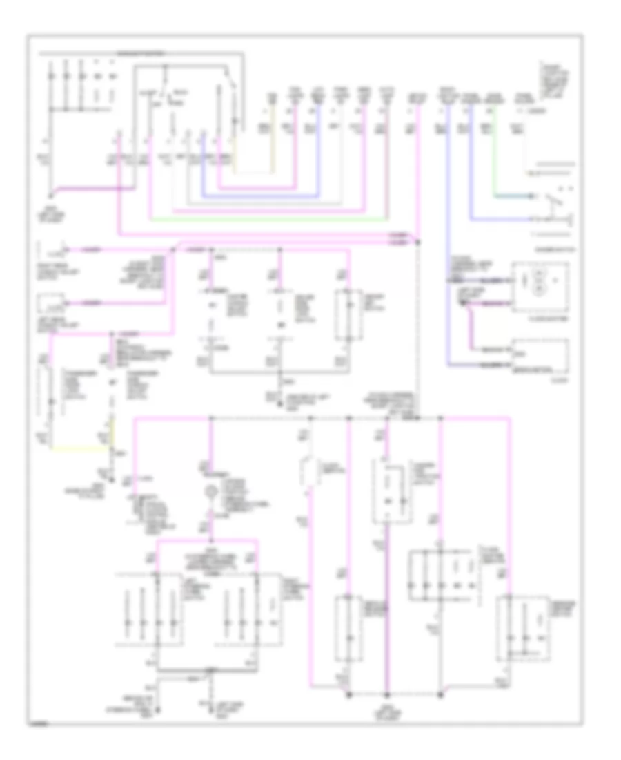 Instrument Illumination Wiring Diagram for Ford Fusion SE 2006
