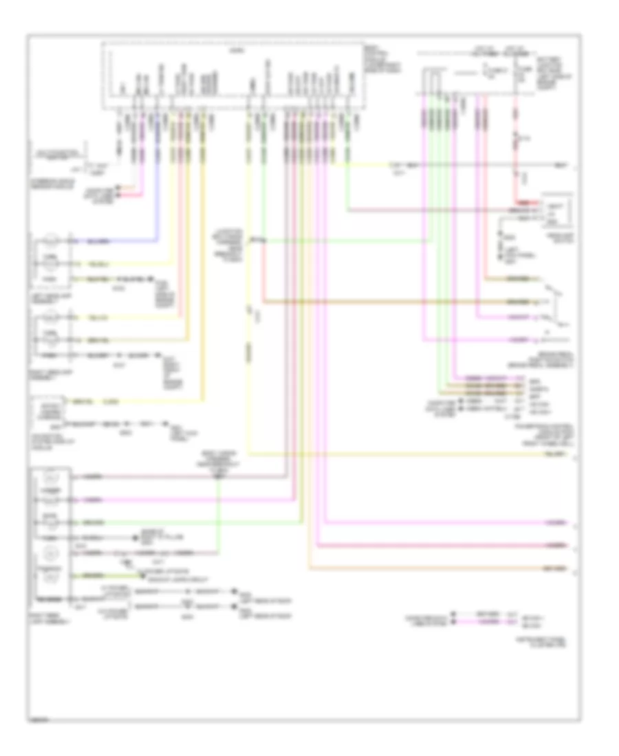 Exterior Lamps Wiring Diagram (1 of 2) for Ford C-Max Energi 2013