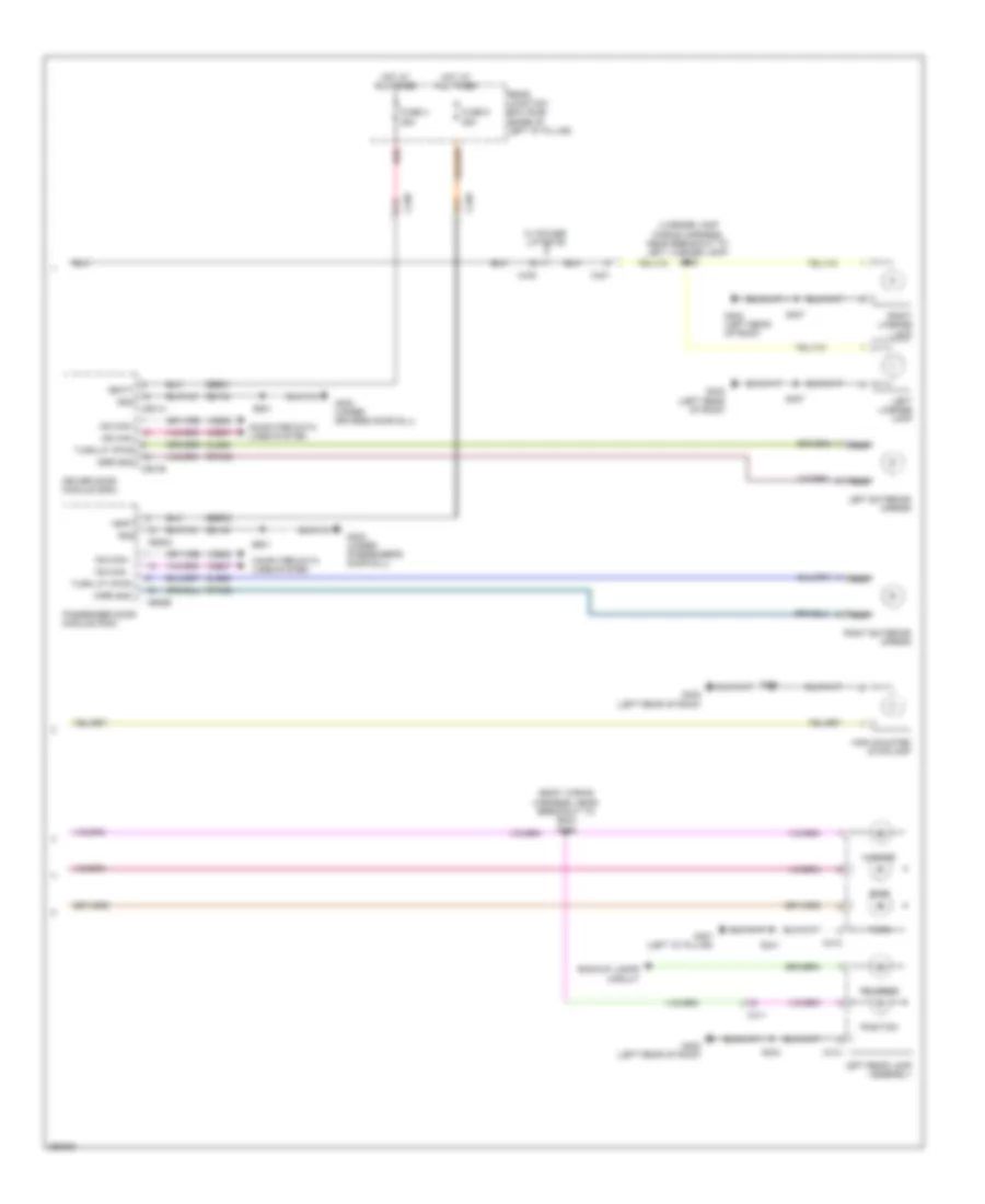 Exterior Lamps Wiring Diagram (2 of 2) for Ford C-Max Energi 2013