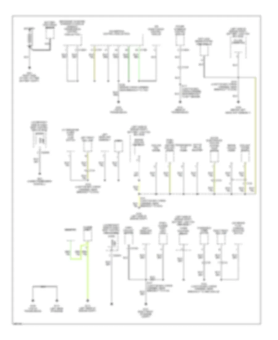 Ground Distribution Wiring Diagram 1 of 4 for Ford C Max Energi 2013