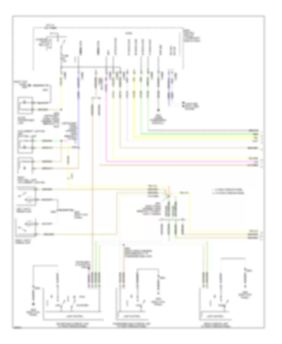Courtesy Lamps Wiring Diagram 1 of 3 for Ford C Max Energi 2013
