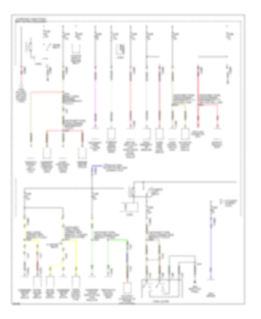 Power Distribution Wiring Diagram (4 of 6) for Ford C-Max Energi 2013