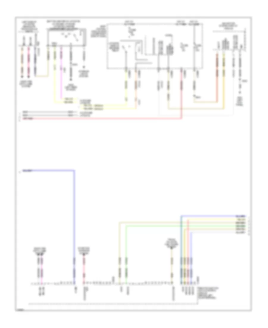 Power Door Locks Wiring Diagram (3 of 4) for Ford C-Max Energi 2013