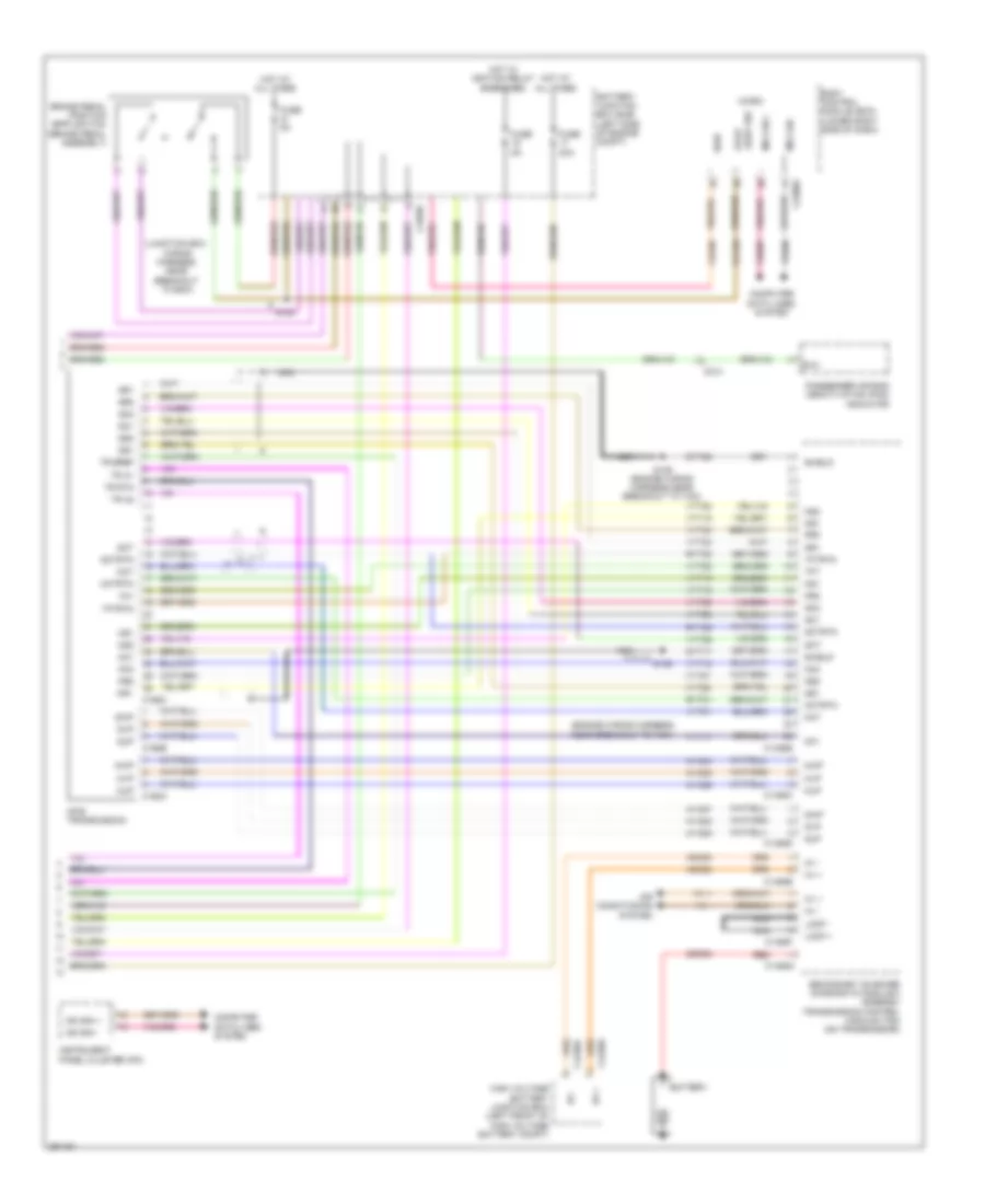 Transmission Wiring Diagram (2 of 2) for Ford C-Max Energi 2013