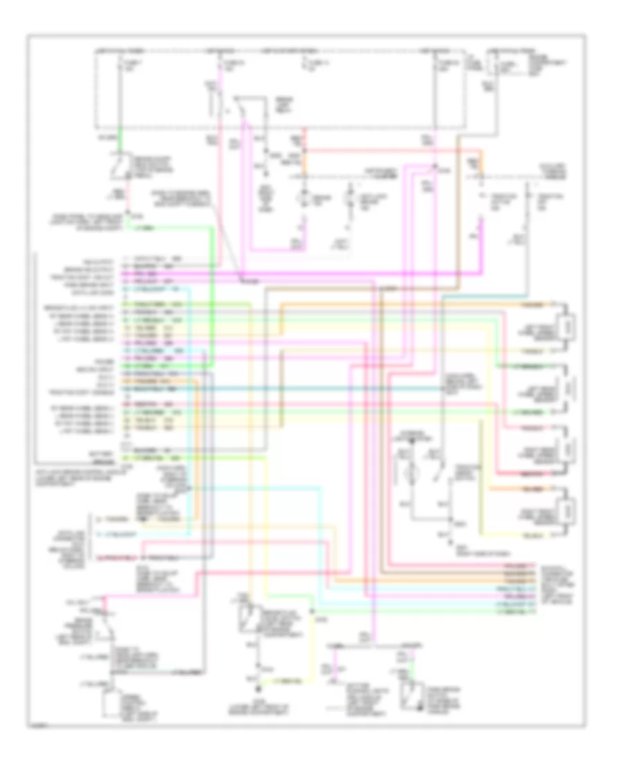 Anti-lock Brake Wiring Diagrams for Ford Windstar Limited 1998