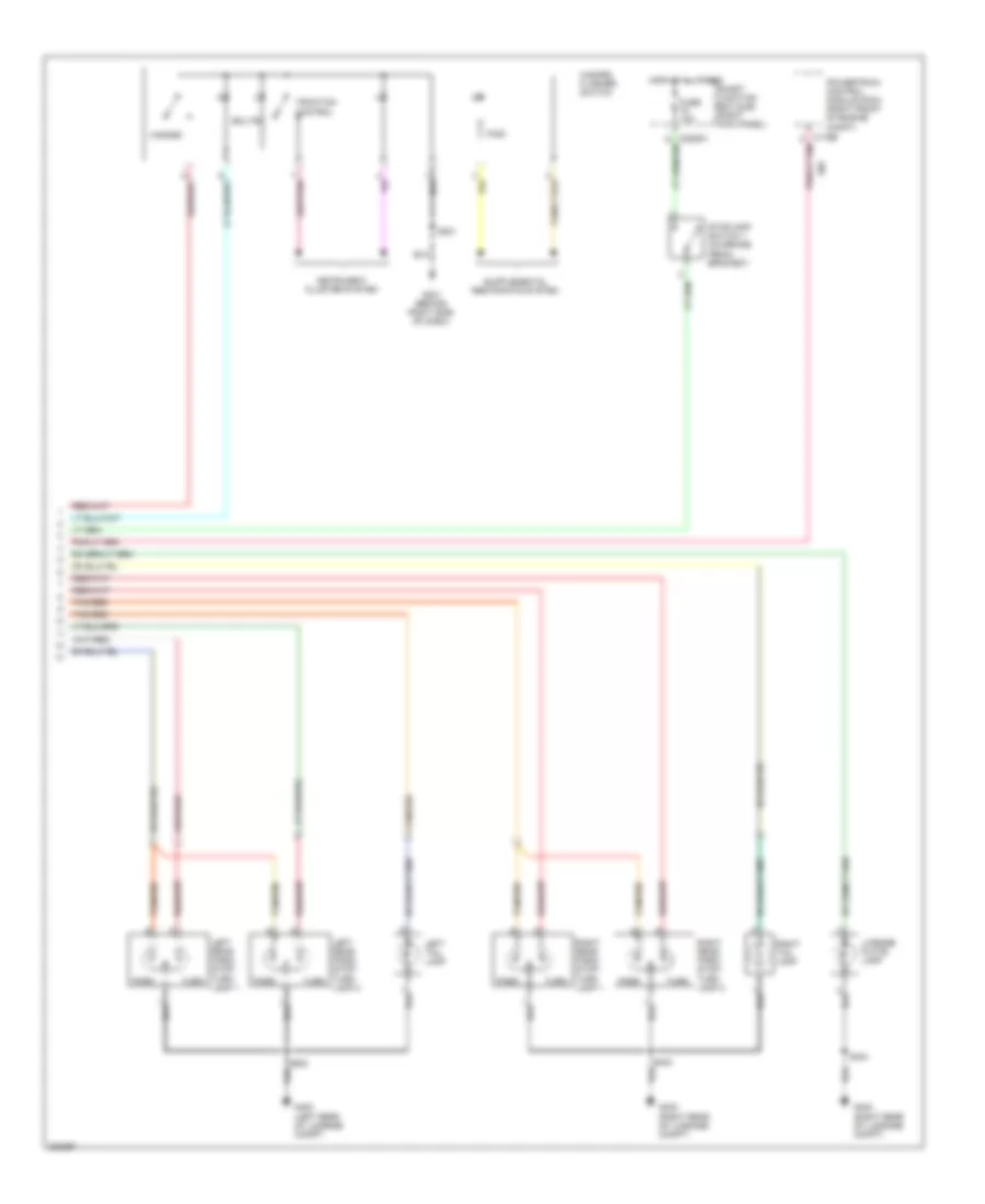 Exterior Lamps Wiring Diagram 2 of 2 for Ford Mustang Shelby GT500KR 2008