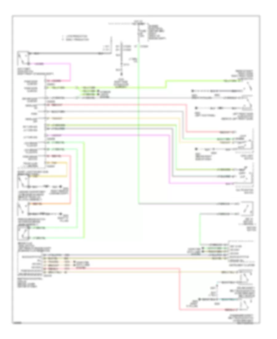 Chime Wiring Diagram for Ford Mustang Shelby GT500KR 2008